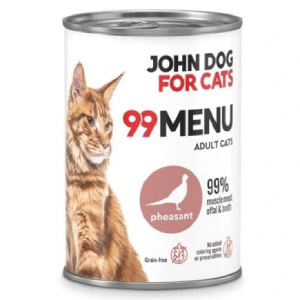 John Dog for Cats 99 Menu