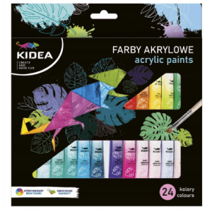 Farby akrylowe Kidea