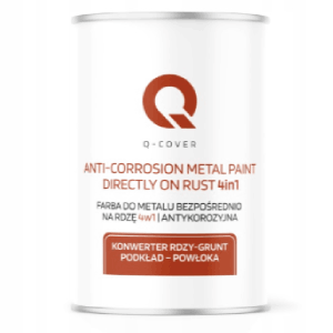 Q-COVER Farba do metalu bezpośrednio na rdzę 4w1