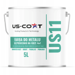 US-COAT Farba do metalu bezpośrednio na rdzę 4w1